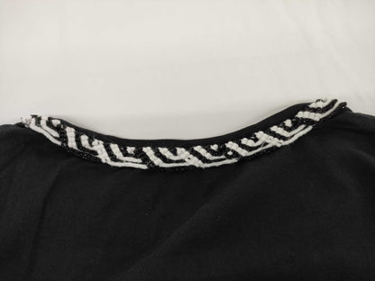 CHANEL Pocket Coco Button Black Sleeveless Top with Missing Tag Other Apparel