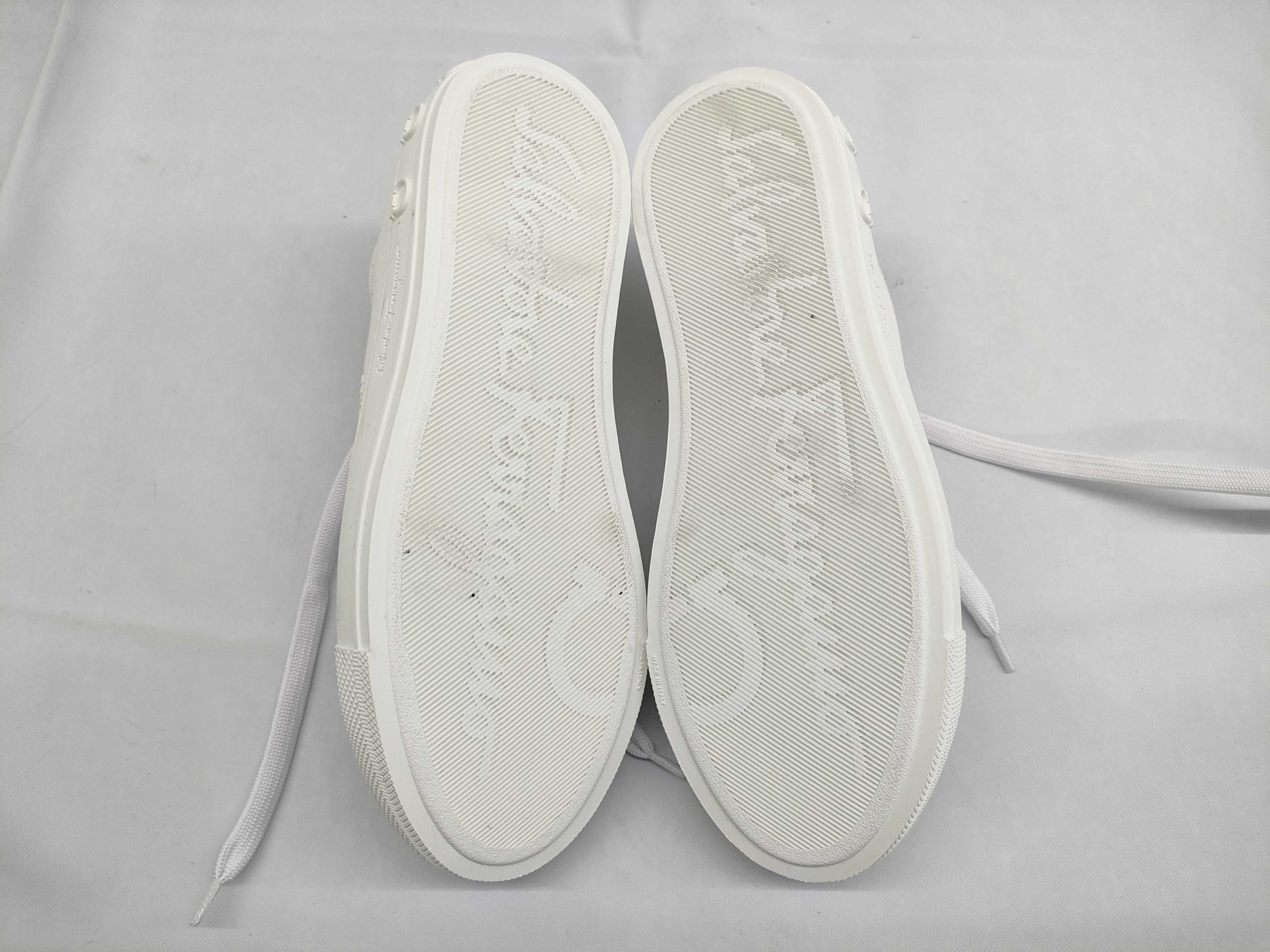 Salvatore Ferragamo Canvas/Gancini Motif Sneakers