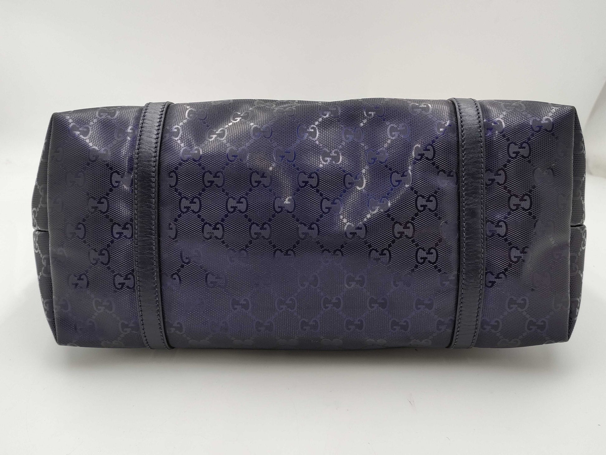 GUCCI Impreza 197953 Purple Tote Bag