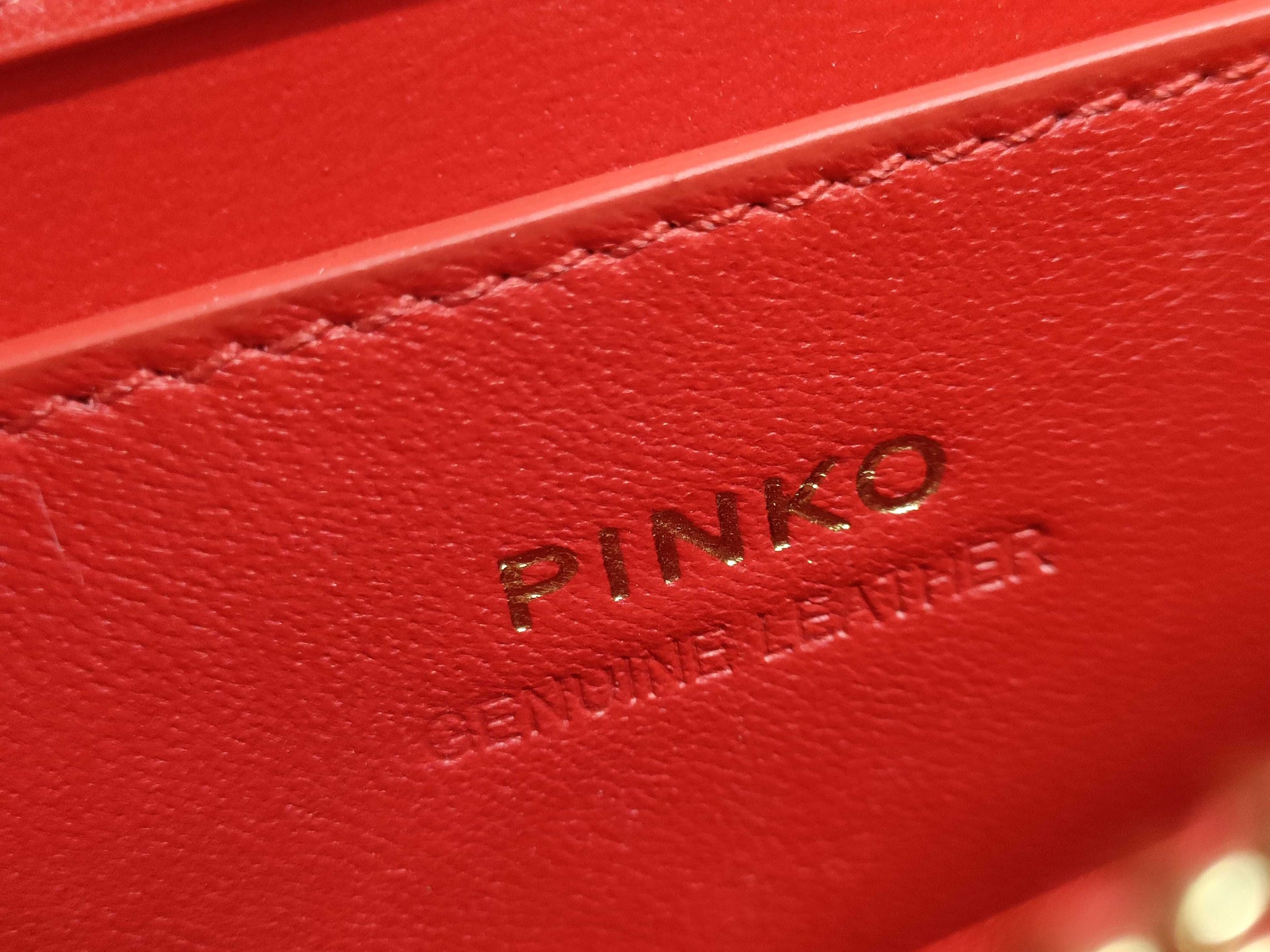 Pinko Bag Red Stone Shoulder Bag