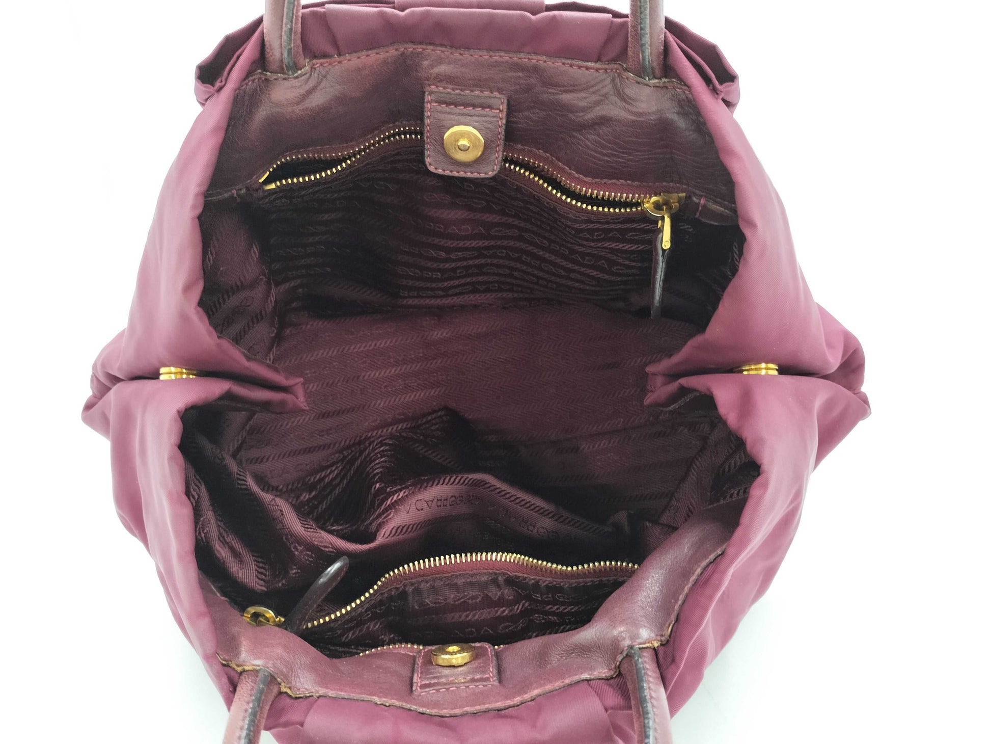 PRADA Nylon Ribbon Handbag