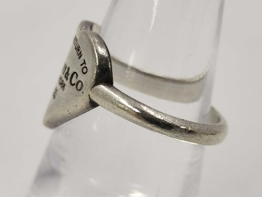 Tiffany & Co. SV925 Return to Tiffany Heart Tag / 2.86g Ring