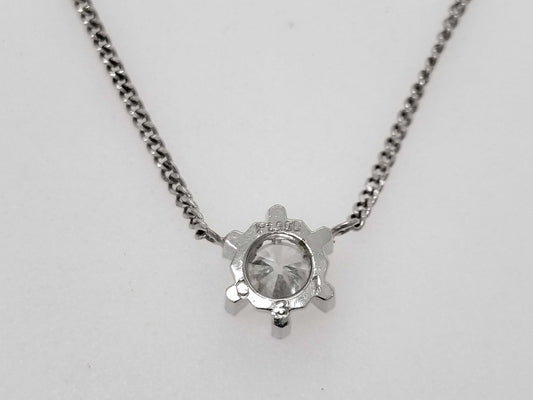 D0.31ct Pt900/850 3.8g Necklace 