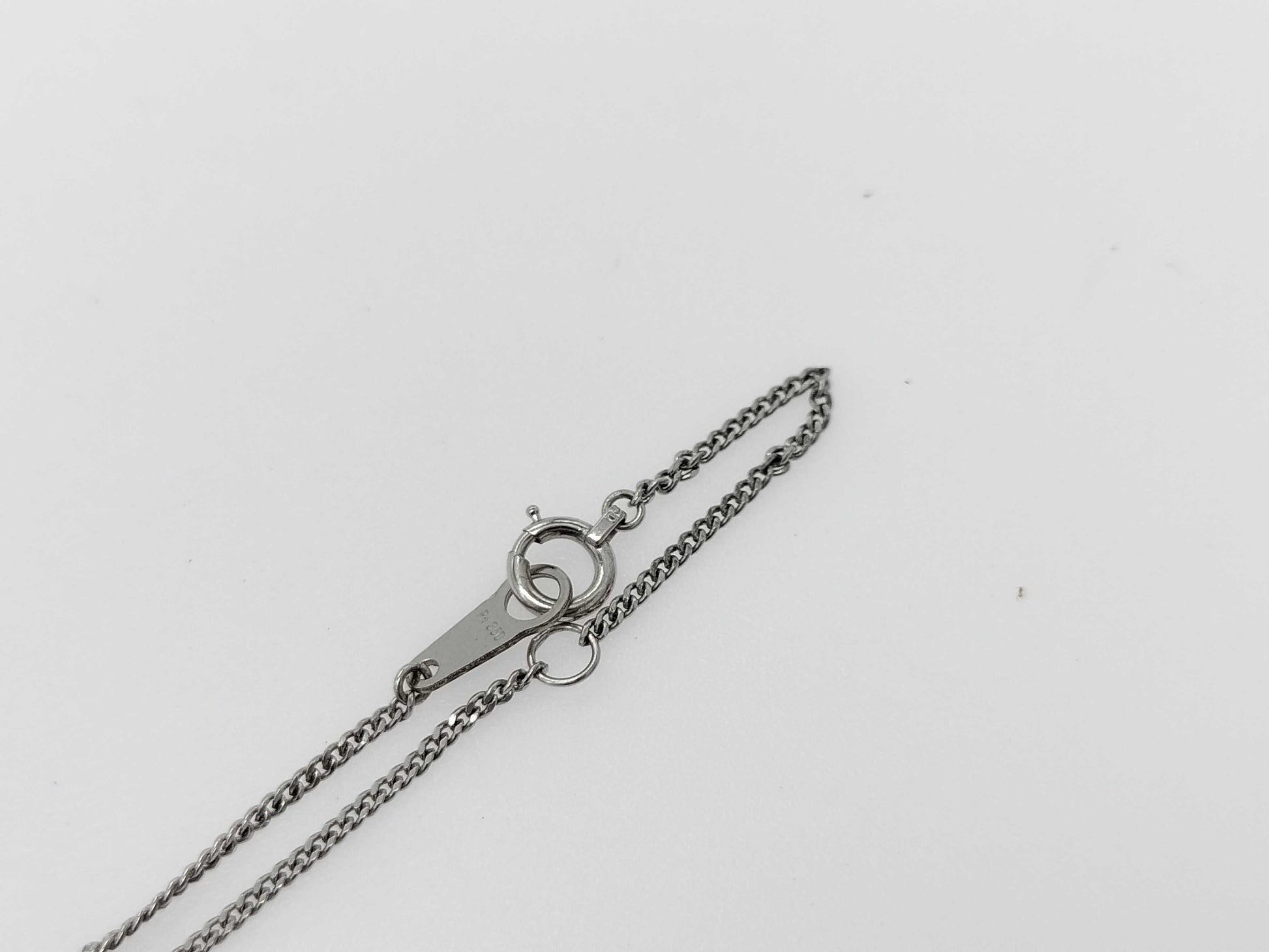 D0.31ct Pt900/850 3.8g Necklace 