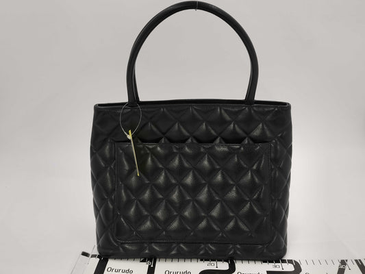 CHANEL 5408199 Caviar Leather Reissue Tote Bag with Gold Hardware, No. 5, Guarantee Card Included