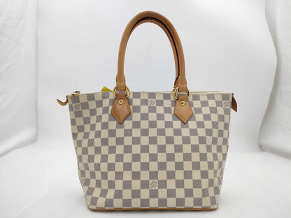 LOUIS VUITTON Damier Azur N51186 Saleya PM Tote Bag