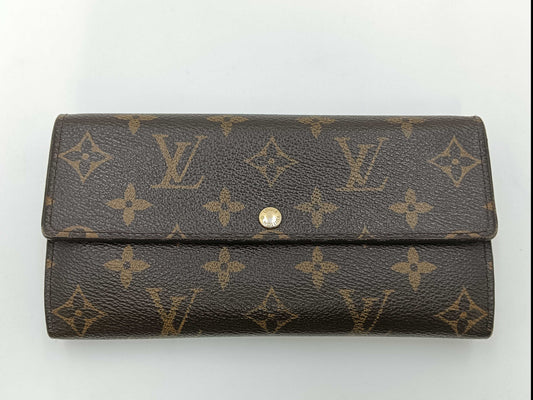 LOUIS VUITTON Monogram Portefeuille Sarah Wallet