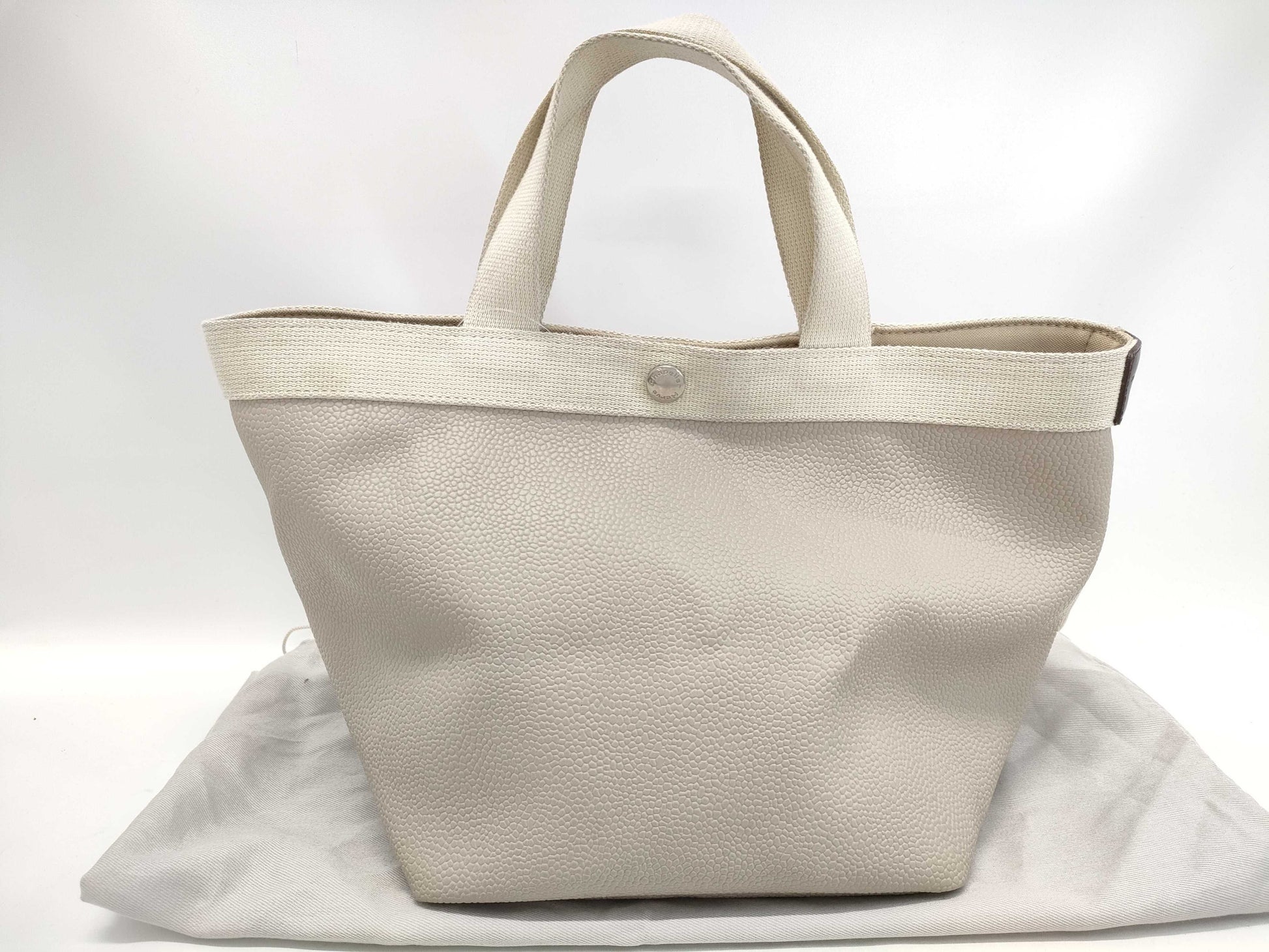 Herve Chapelier Boat-Shaped Tote Handbag