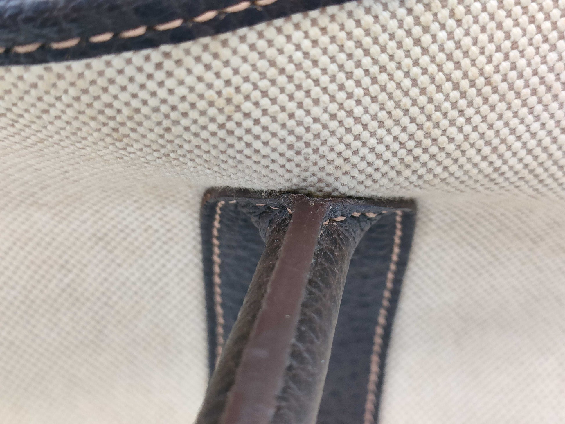 HERMES Garden Party Toile H x Buffle 2004 Tote Bag