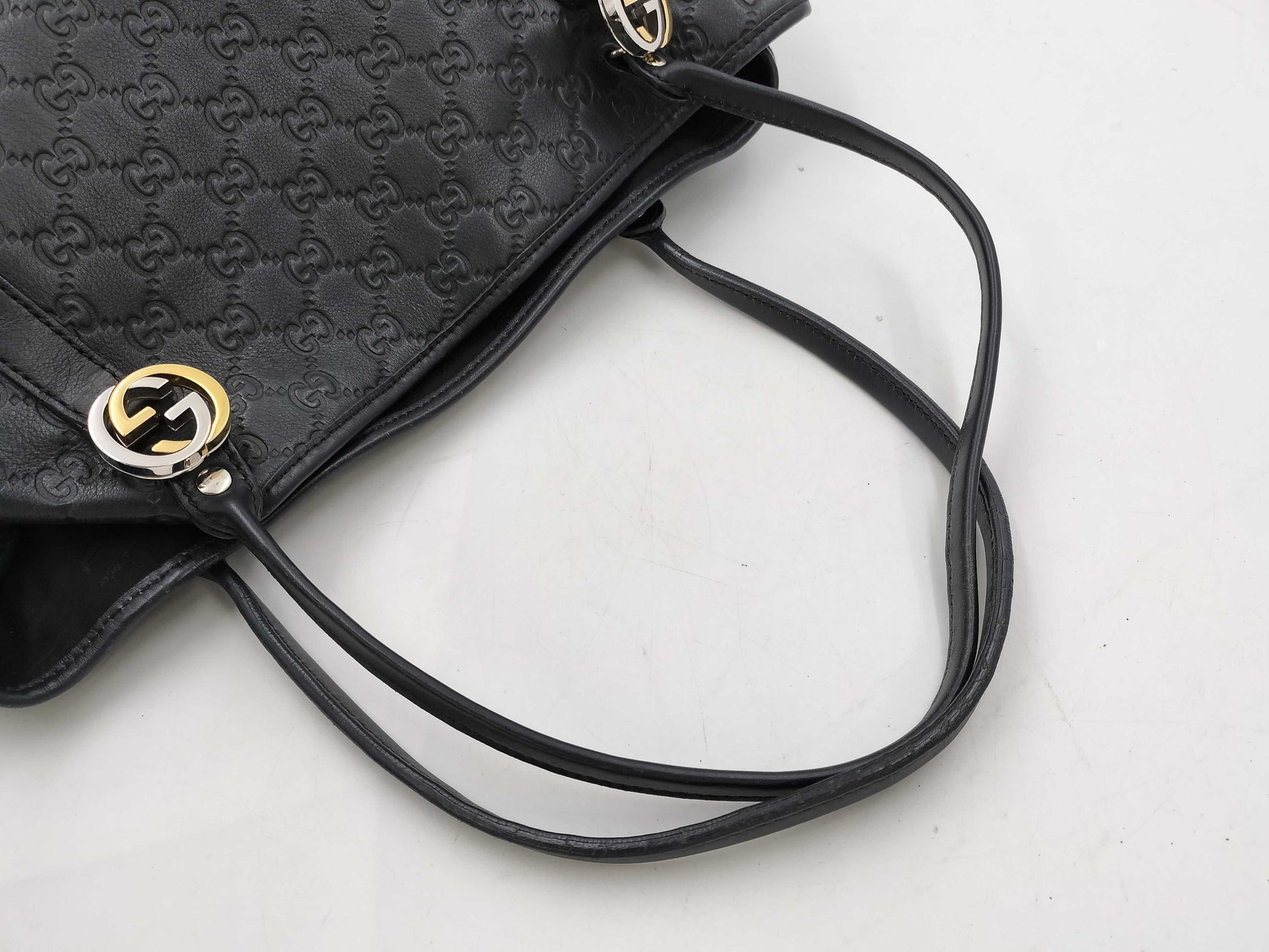 GUCCI 232956 520981 Leather Black Handbag