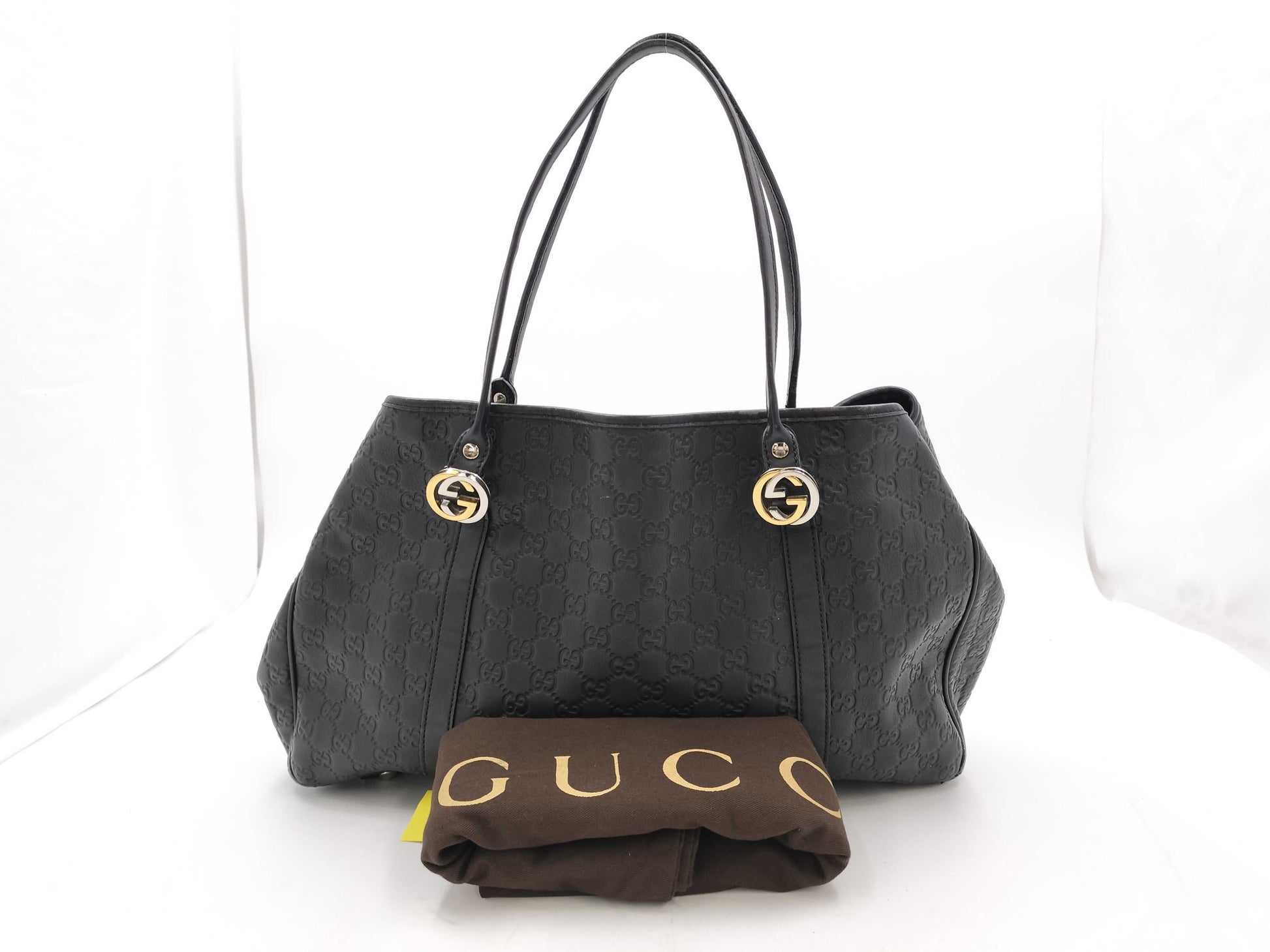 GUCCI 232956 520981 Leather Black Handbag