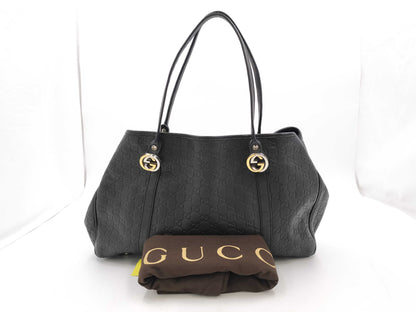 GUCCI 232956 520981 Leather Black Handbag