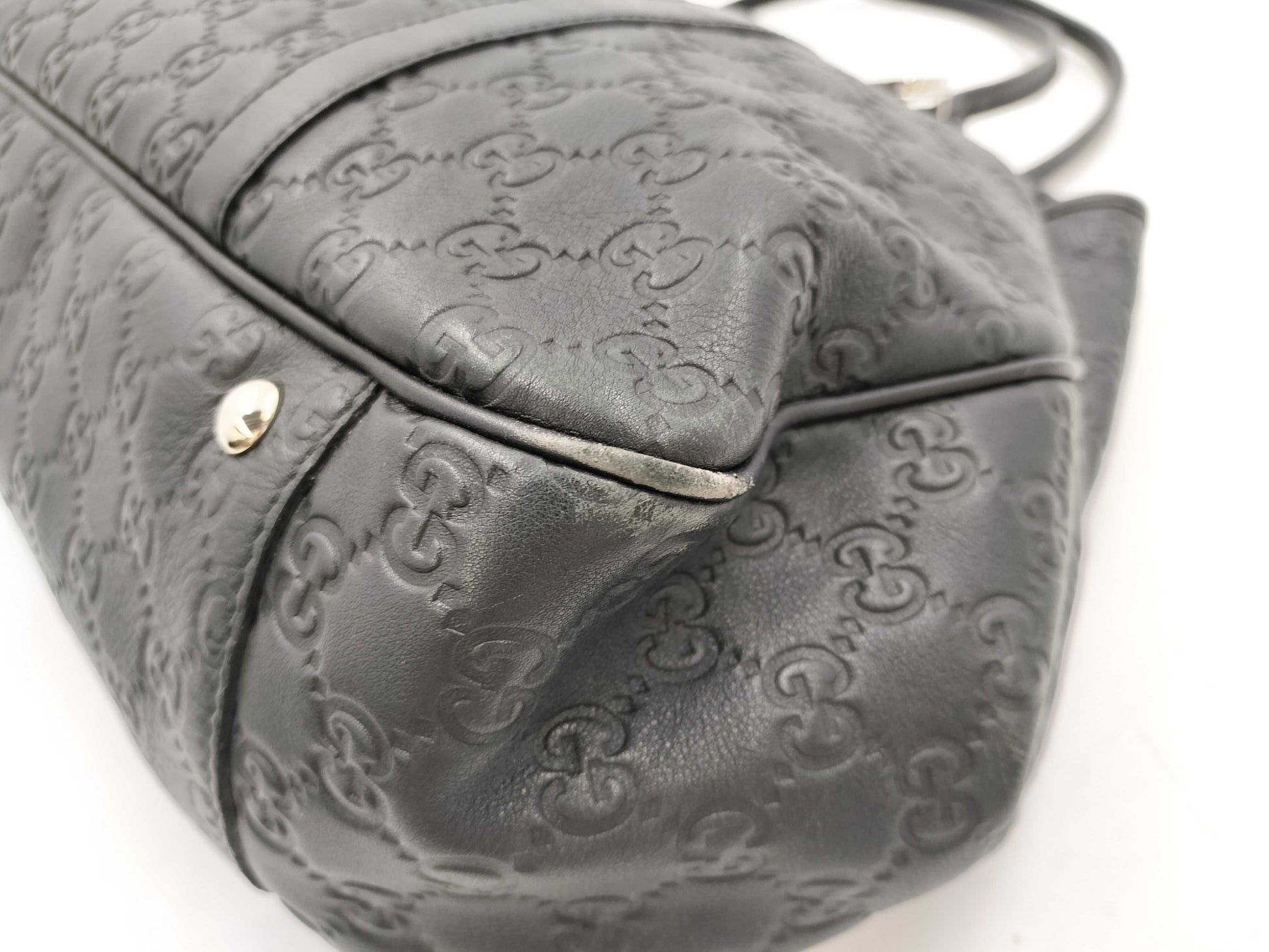 GUCCI 232956 520981 Leather Black Handbag
