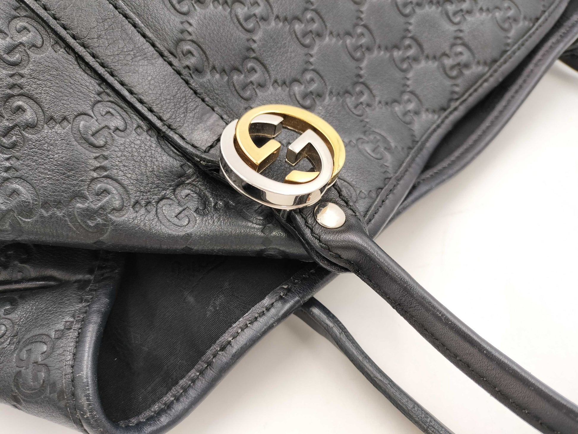GUCCI 232956 520981 Leather Black Handbag