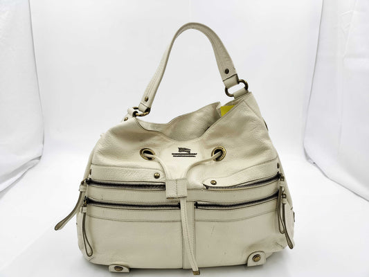 BURBERRY ZA411-020-02 Leather One-Shoulder Bag Handbag
