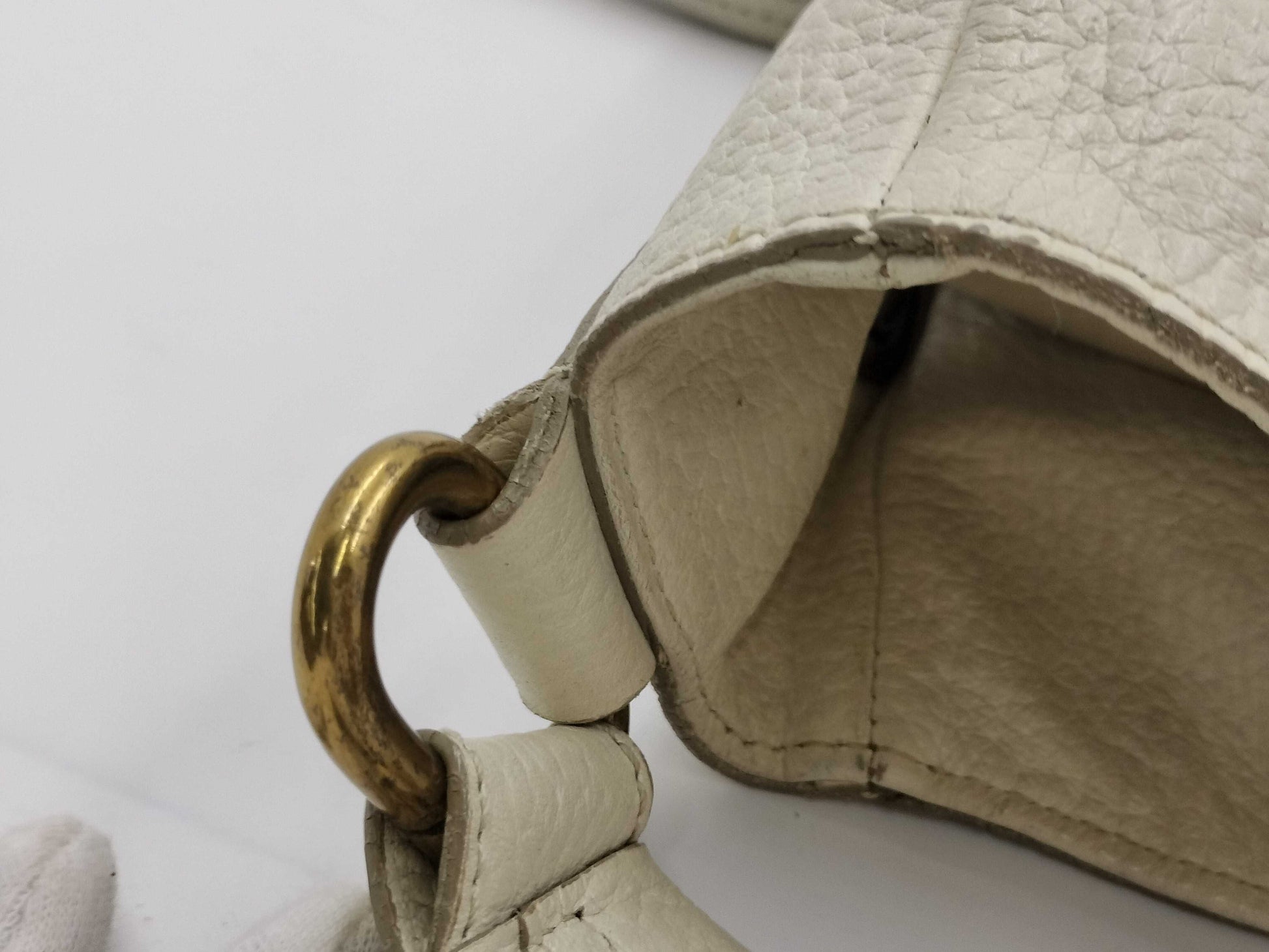BURBERRY ZA411-020-02 Leather One-Shoulder Bag Handbag