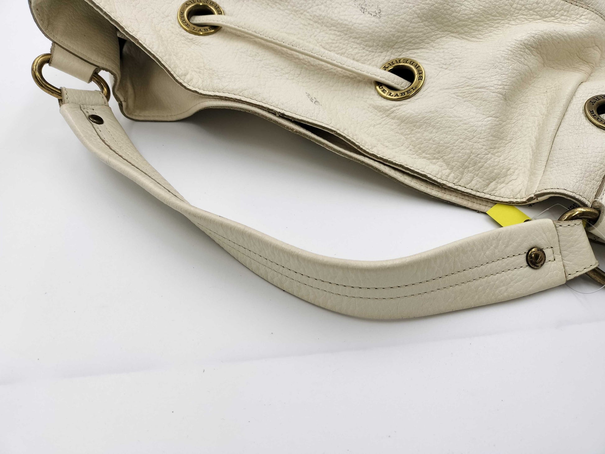 BURBERRY ZA411-020-02 Leather One-Shoulder Bag Handbag