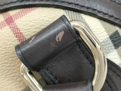 BURBERRY Nova Check Bowling Bag Handbag
