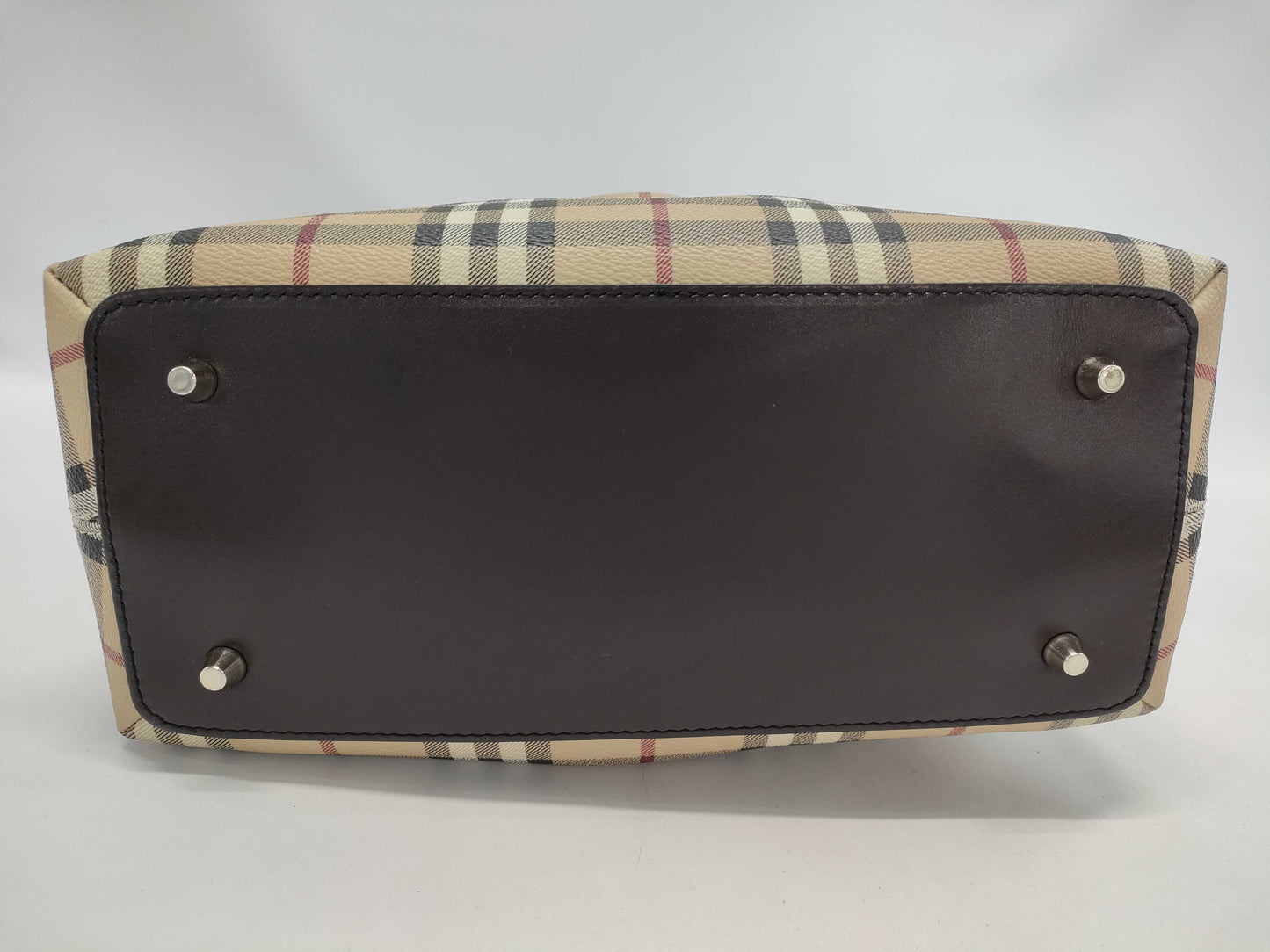 BURBERRY Nova Check Bowling Bag Handbag