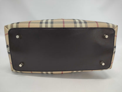 BURBERRY Nova Check Bowling Bag Handbag