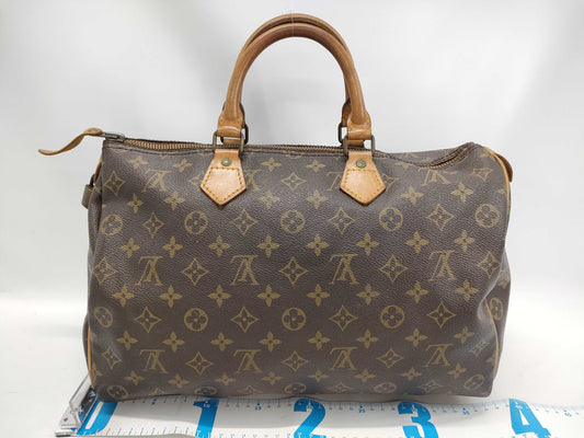 LOUIS VUITTON Monogram M41107 Speedy 35 Handbag with Pen Marks on the Inside