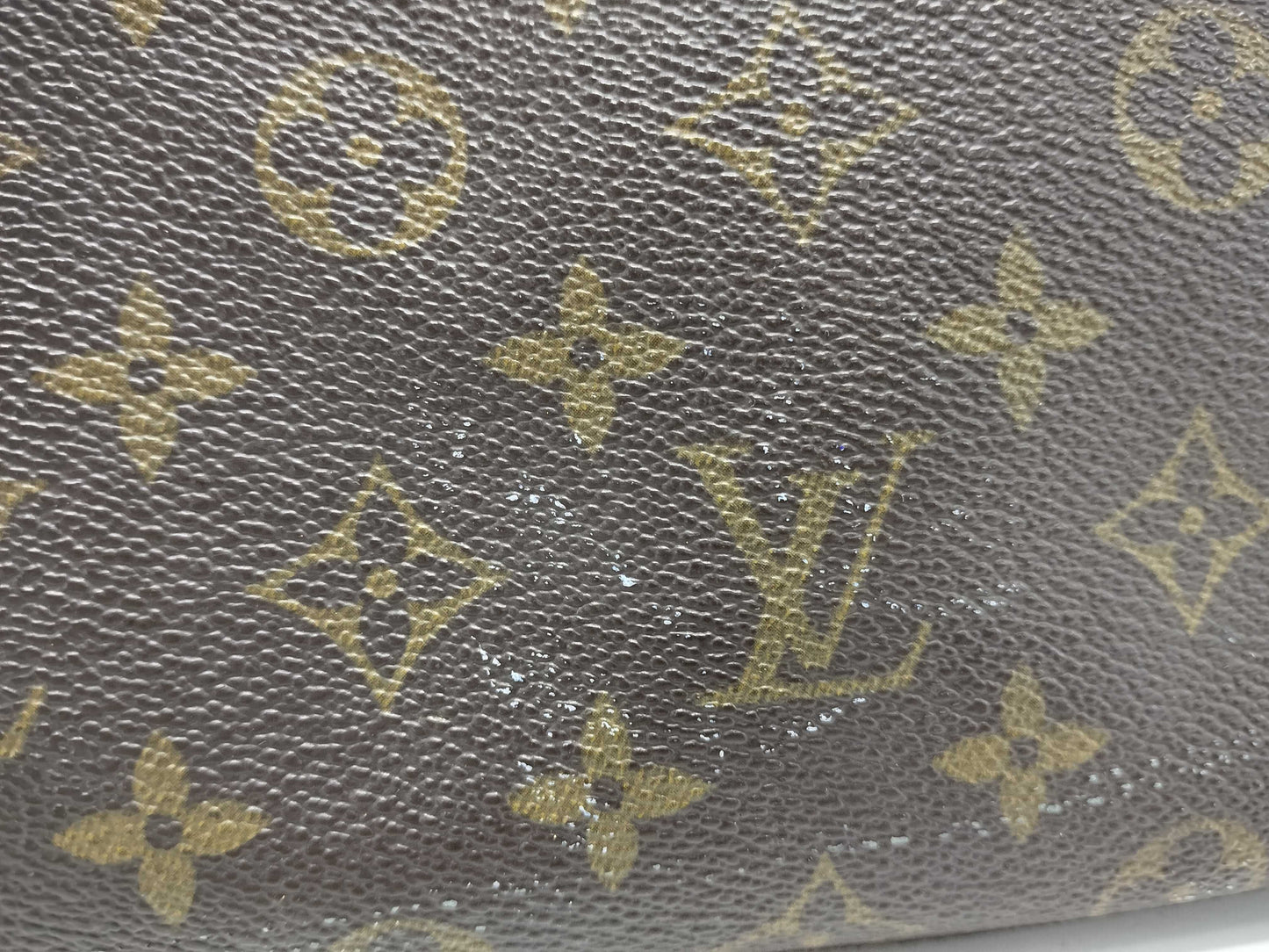 LOUIS VUITTON Monogram True Towel Second Bag with Broken Zipper