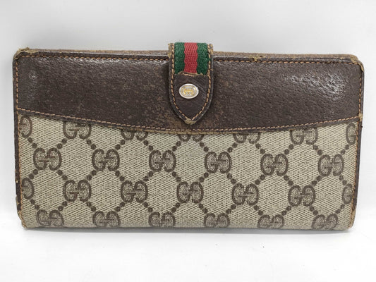 GUCCI 01 03 110 Supreme Sherry Wallet
