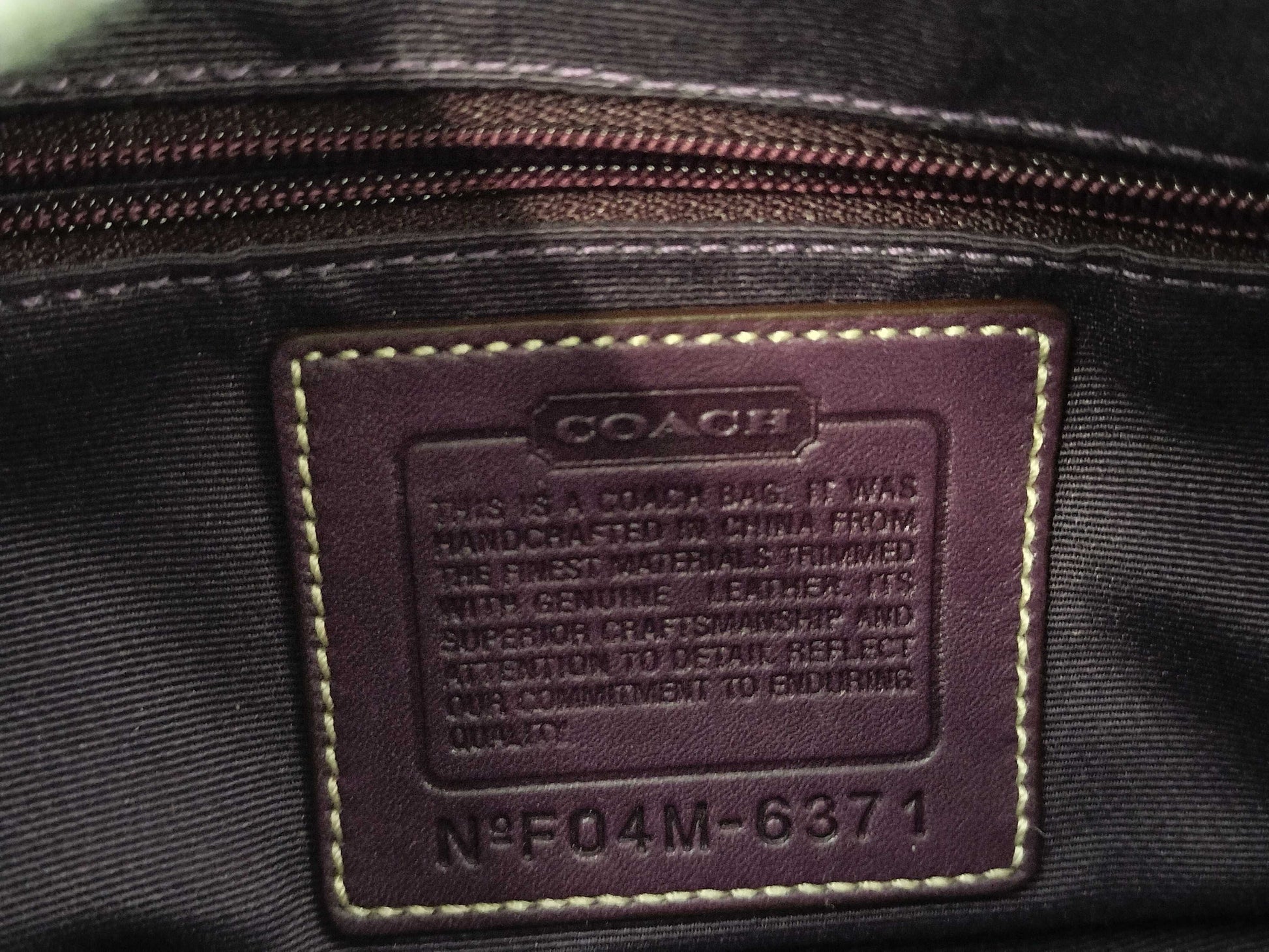 COACH Signature One-Shoulder Bag 6371 Shoulder Bag