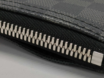 LOUIS VUITTON Damier Graphite N40000 Anton Handbag