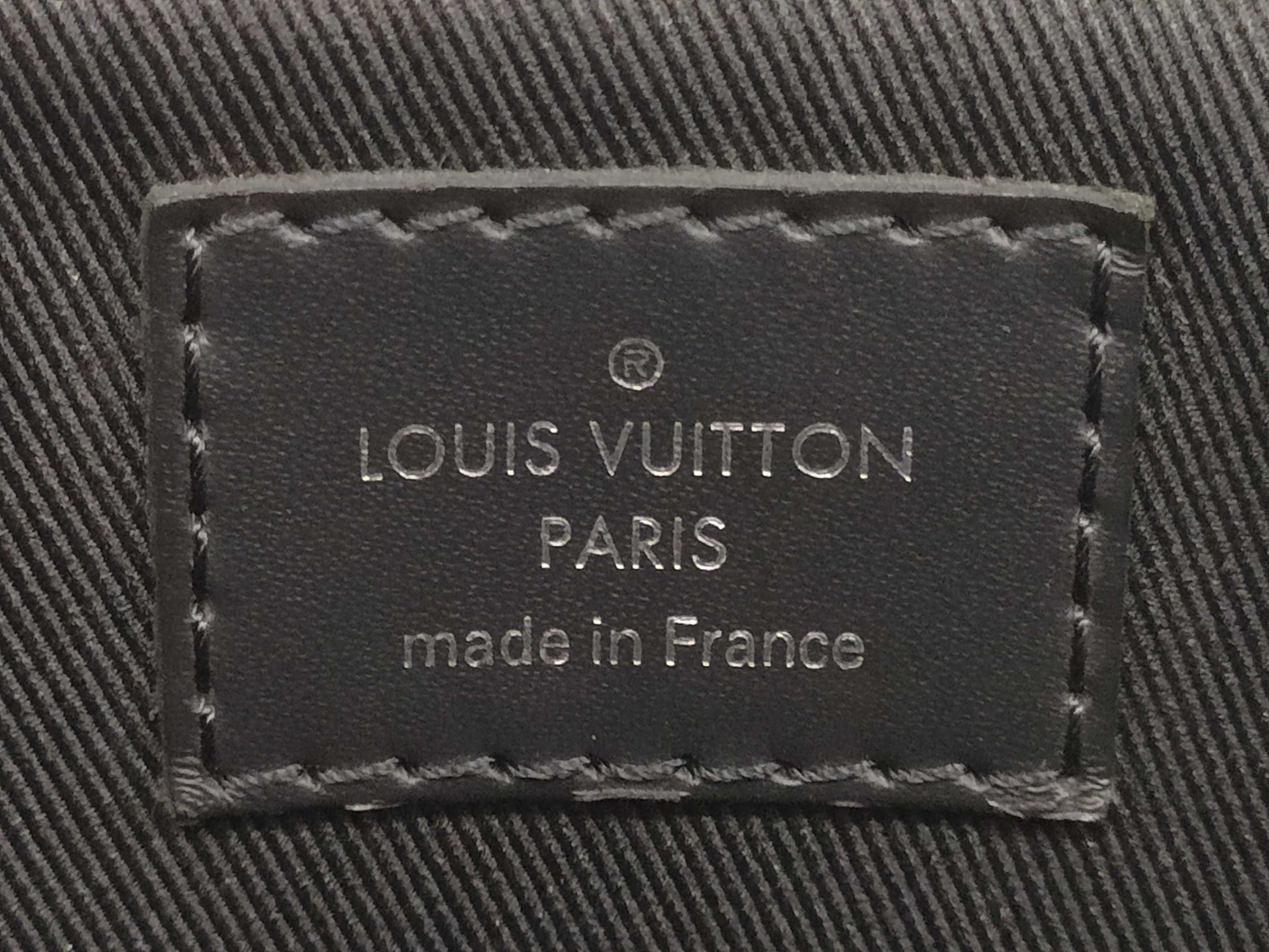 LOUIS VUITTON Damier Graphite N40000 Anton Handbag