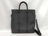 LOUIS VUITTON Damier Graphite N40000 Anton Handbag