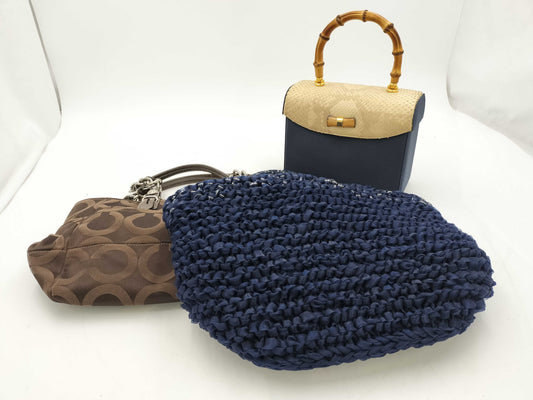 COACH Signature 14138 / Anteprima Mist Wire / Kanematsu Bamboo *3 Bag