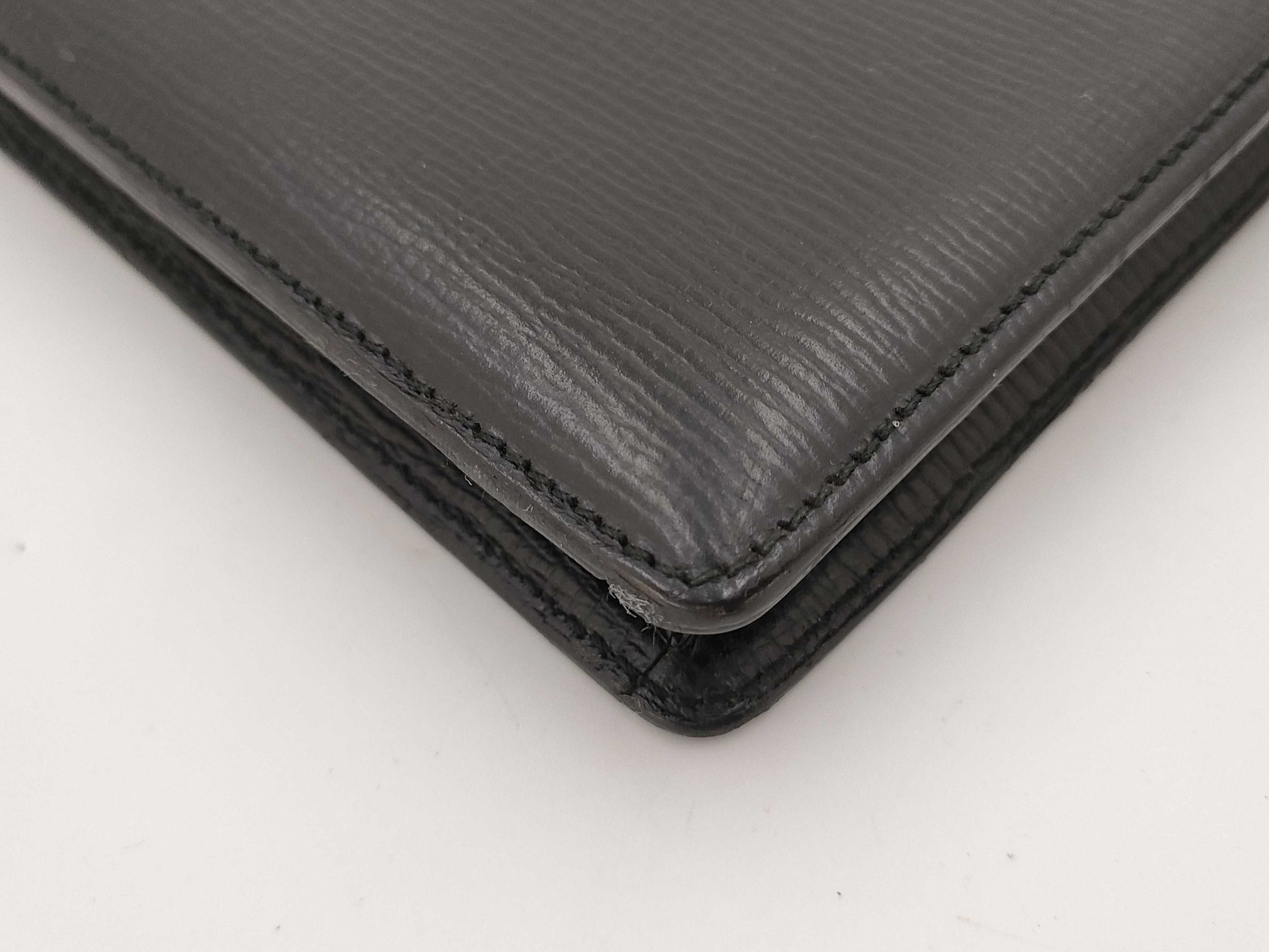 LOEWE Leather Anagram Clutch Bag Black Clutch Bag