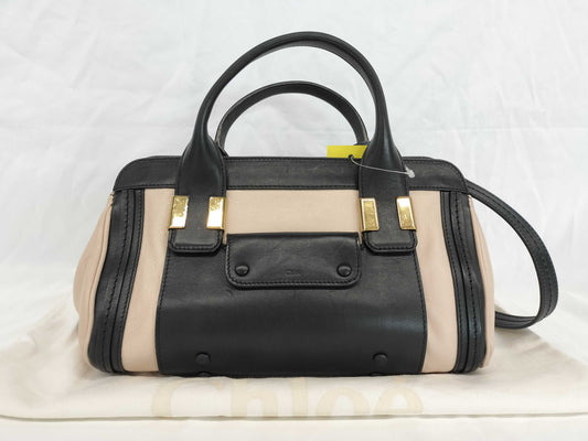 Chloe Alice Two-tone 2-Way Handbag Shoulder Bag Handbag