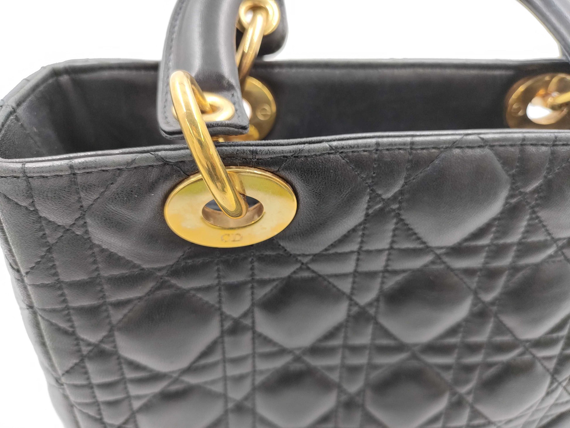 Dior Lady Dior Lamb Handbag
