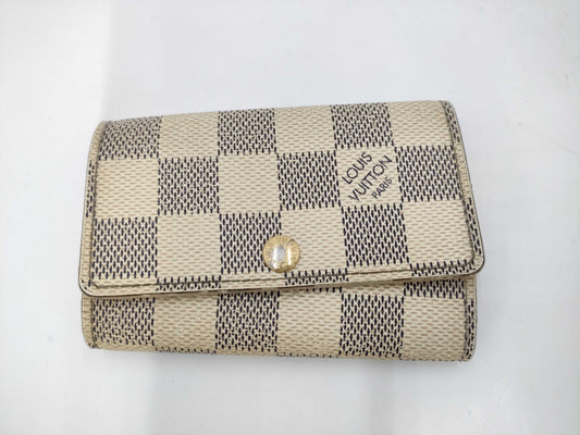 LOUIS VUITTON Damier Azur N61745 Multicle 6 Key Case/Key Holder
