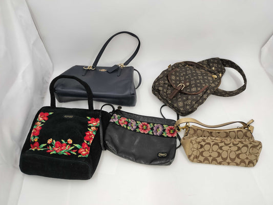 COACH Feiler Russet/Women's 5-Piece Handbag Set