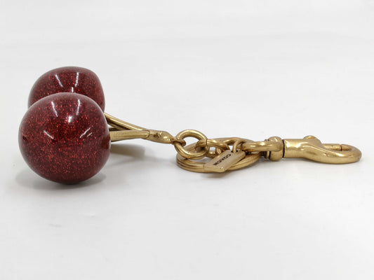 COACH Cherry Bag Charm Key Case/Key Holder