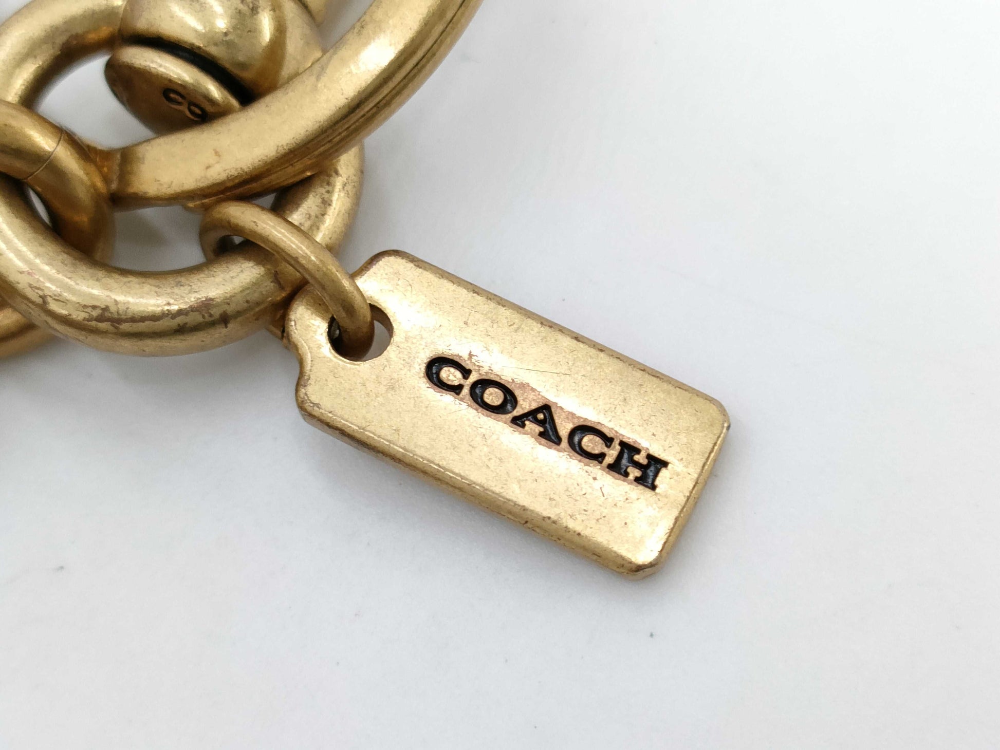 COACH Cherry Bag Charm Key Case/Key Holder