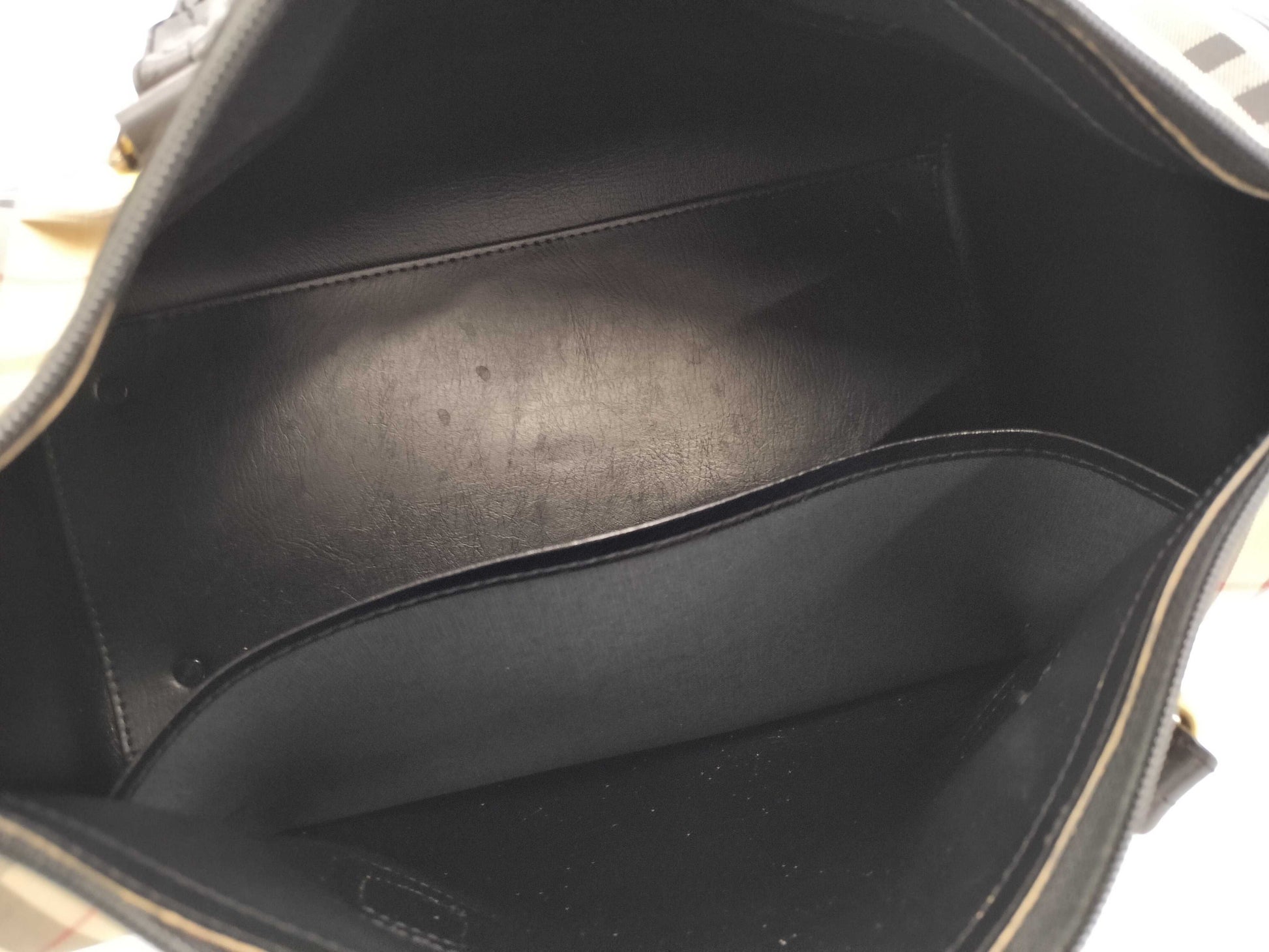 BURBERRY Check Handbag
