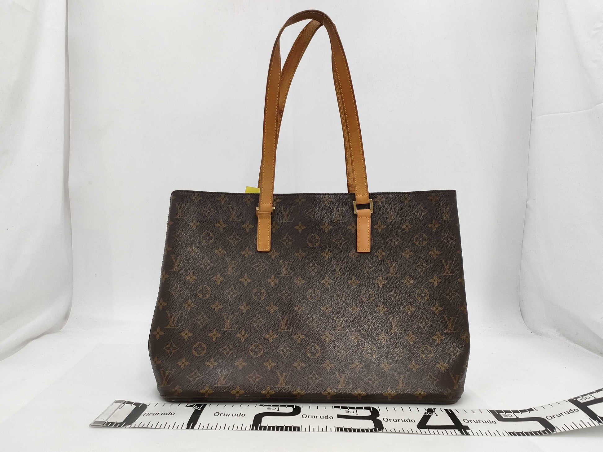 LOUIS VUITTON Monogram M51155 Luco Tote Bag with Torn Base