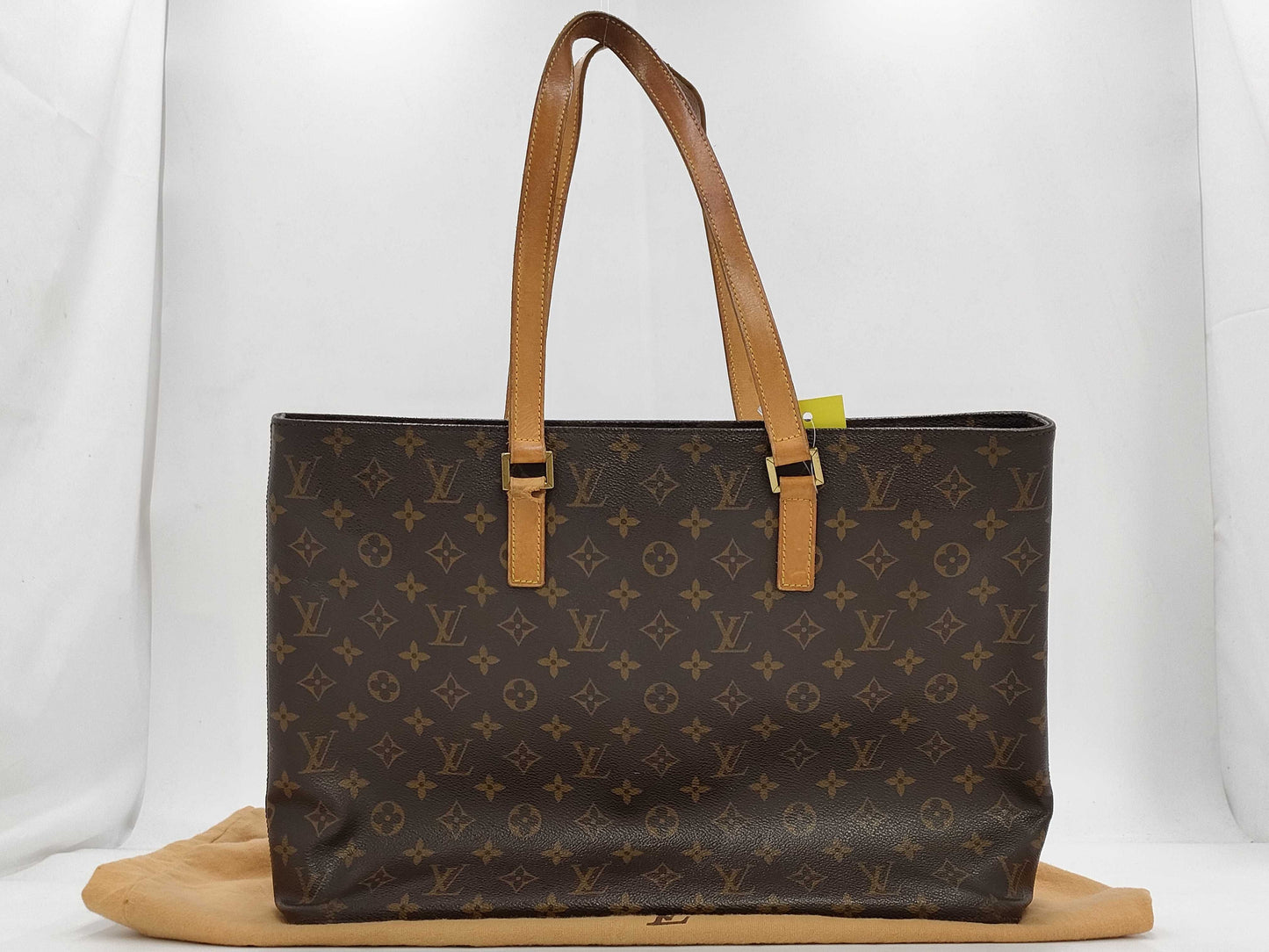 LOUIS VUITTON Monogram M51155 Luco Tote Bag with Torn Base