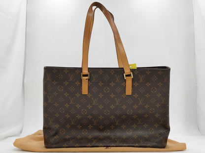 LOUIS VUITTON Monogram M51155 Luco Tote Bag with Torn Base