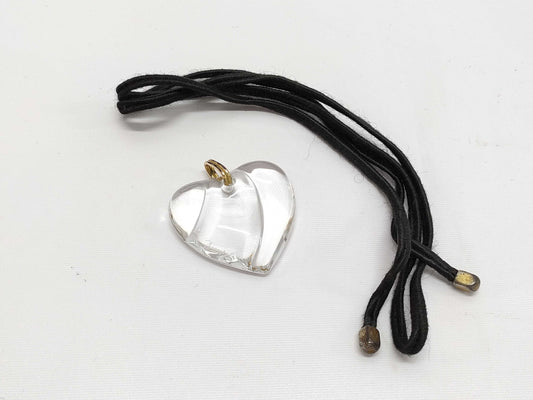 Baccarat Crystal Heart Necklace