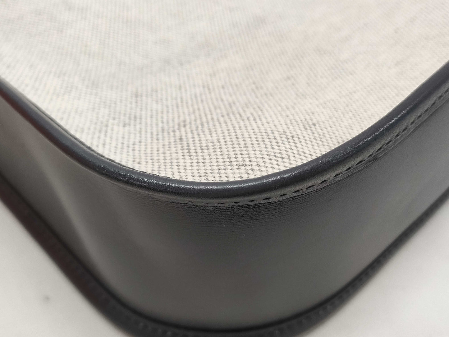 HERMES □K Evelyn Evelyn 1 Toile H Shoulder Bag