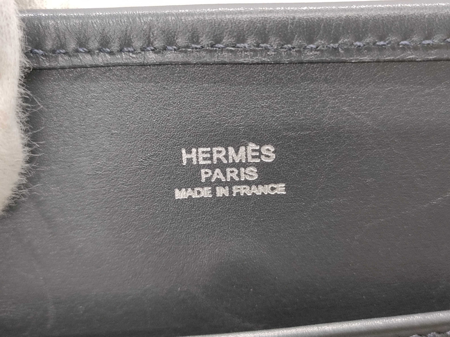 HERMES □K Evelyn Evelyn 1 Toile H Shoulder Bag