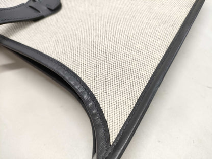 HERMES □K Evelyn Evelyn 1 Toile H Shoulder Bag