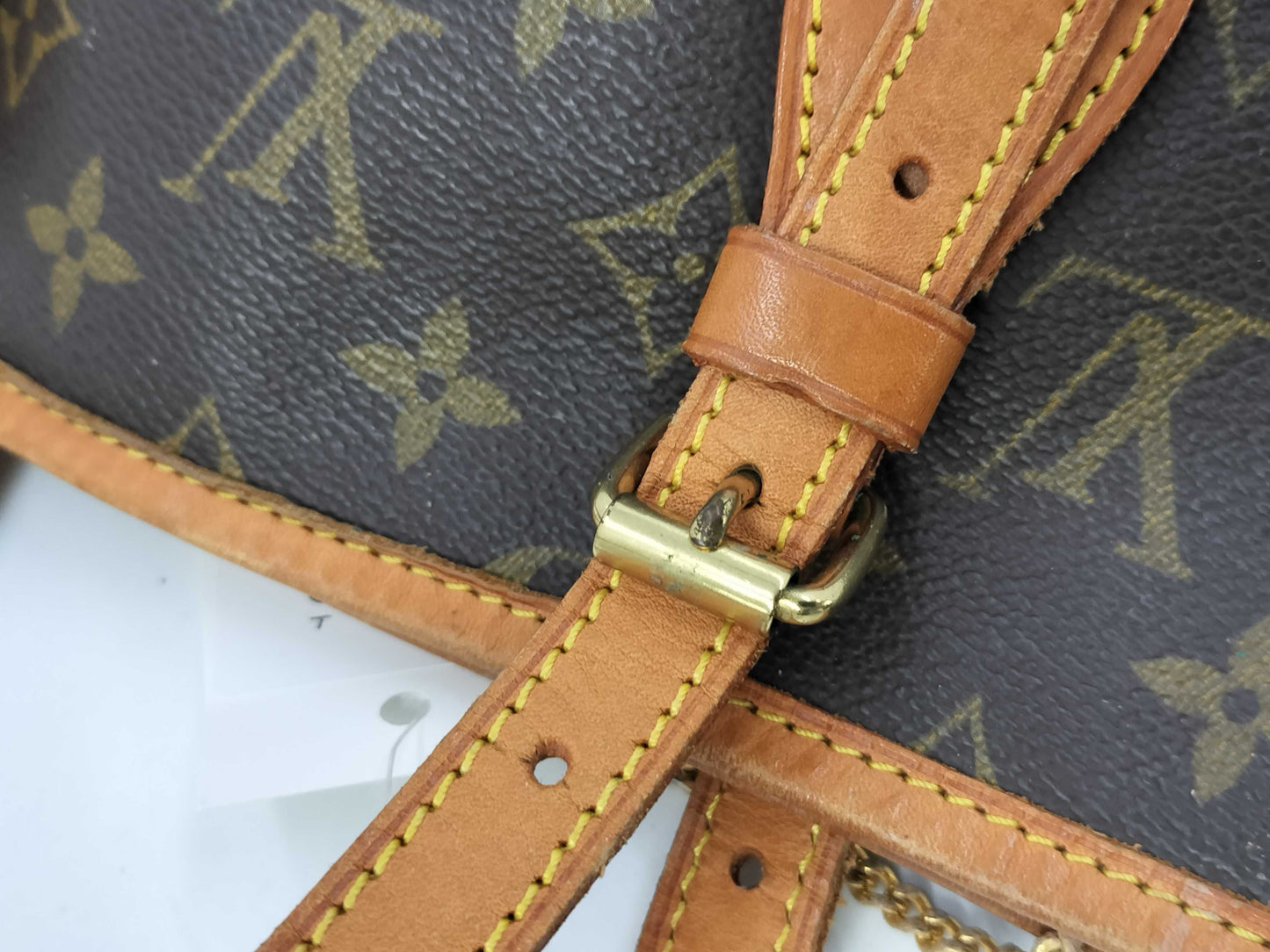LOUIS VUITTON Monogram M42238 Petit Bucket Tote Bag