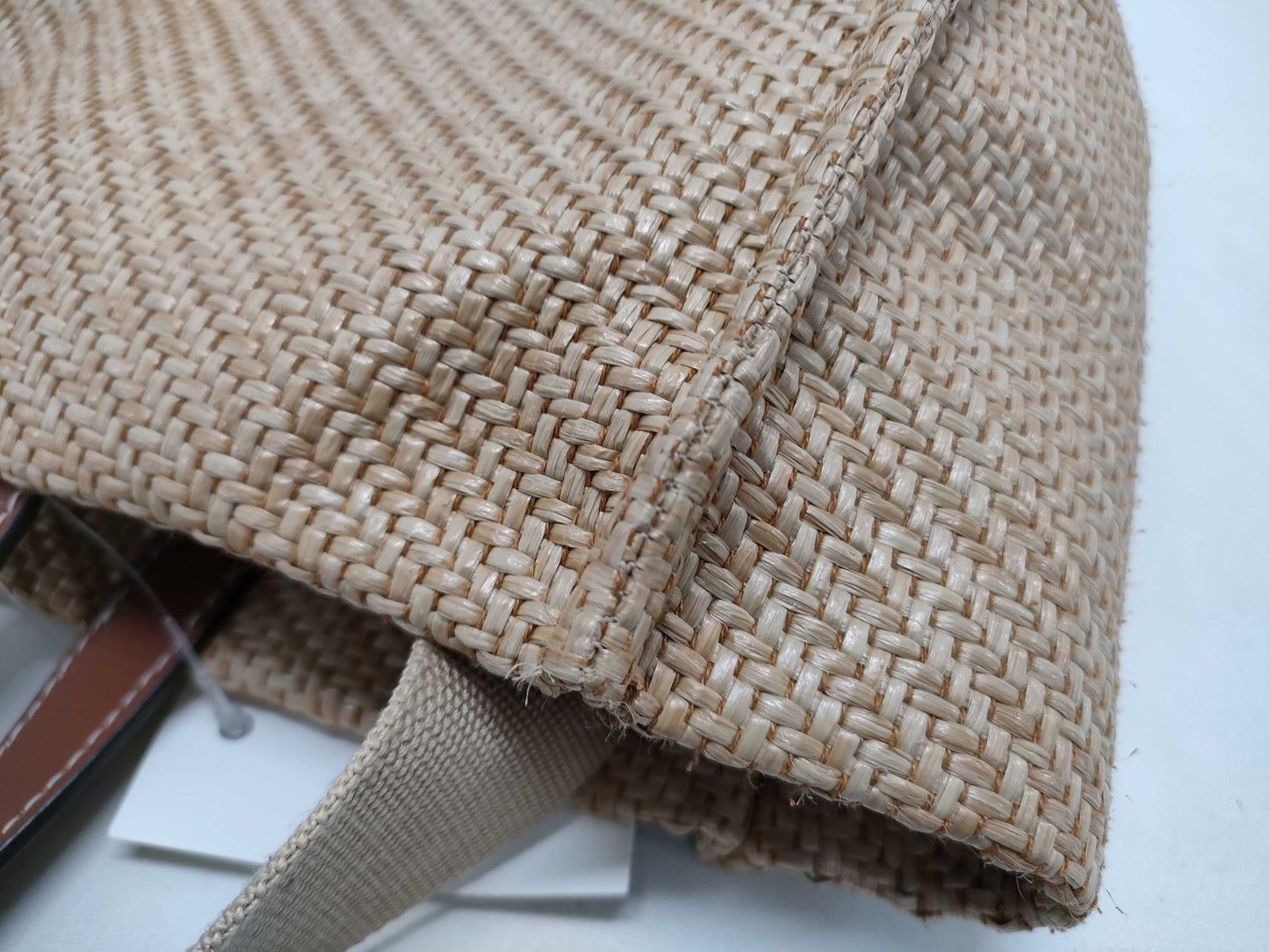 Cole Haan Straw Tote 2-Way Shoulder Bag