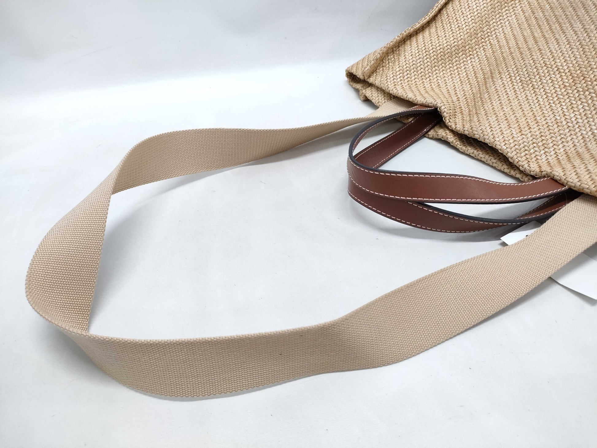 Cole Haan Straw Tote 2-Way Shoulder Bag